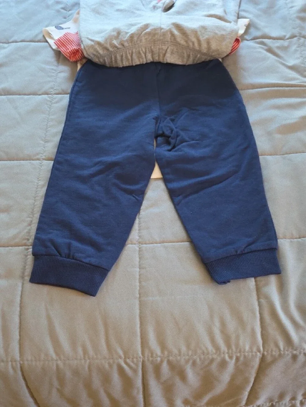 Carter's Red & White Striped Pocket Tee - 24M
